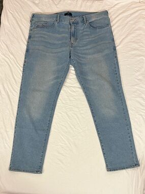 True Religion Geno Jeans Men Size 40 Blue Relaxed Slim Fit Stretch Cotton Denim